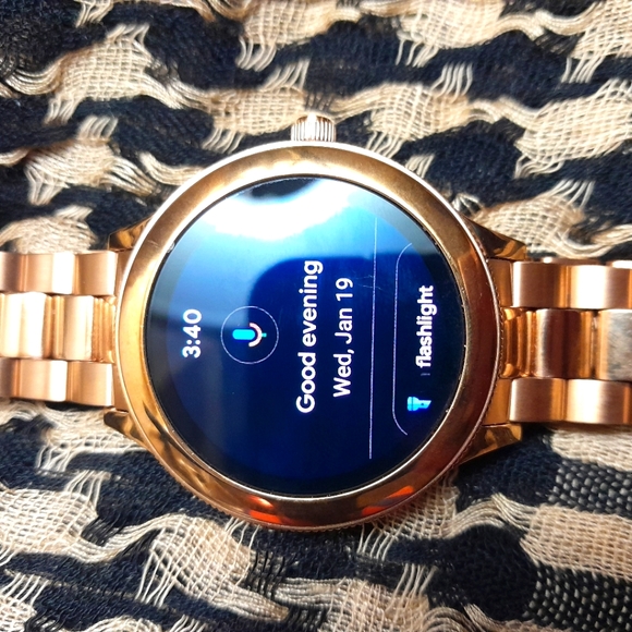Men's rose gold fossil watch - Picture 1 of 4